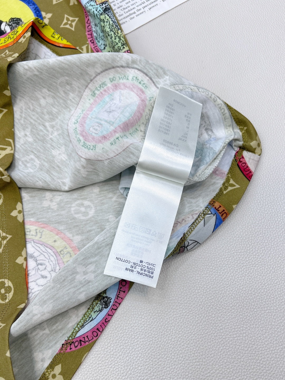 🆕Louis Vuitton2025SS新款3D徽章印花T恤，定制YB全棉材质 质感光泽 透气舒适 常规