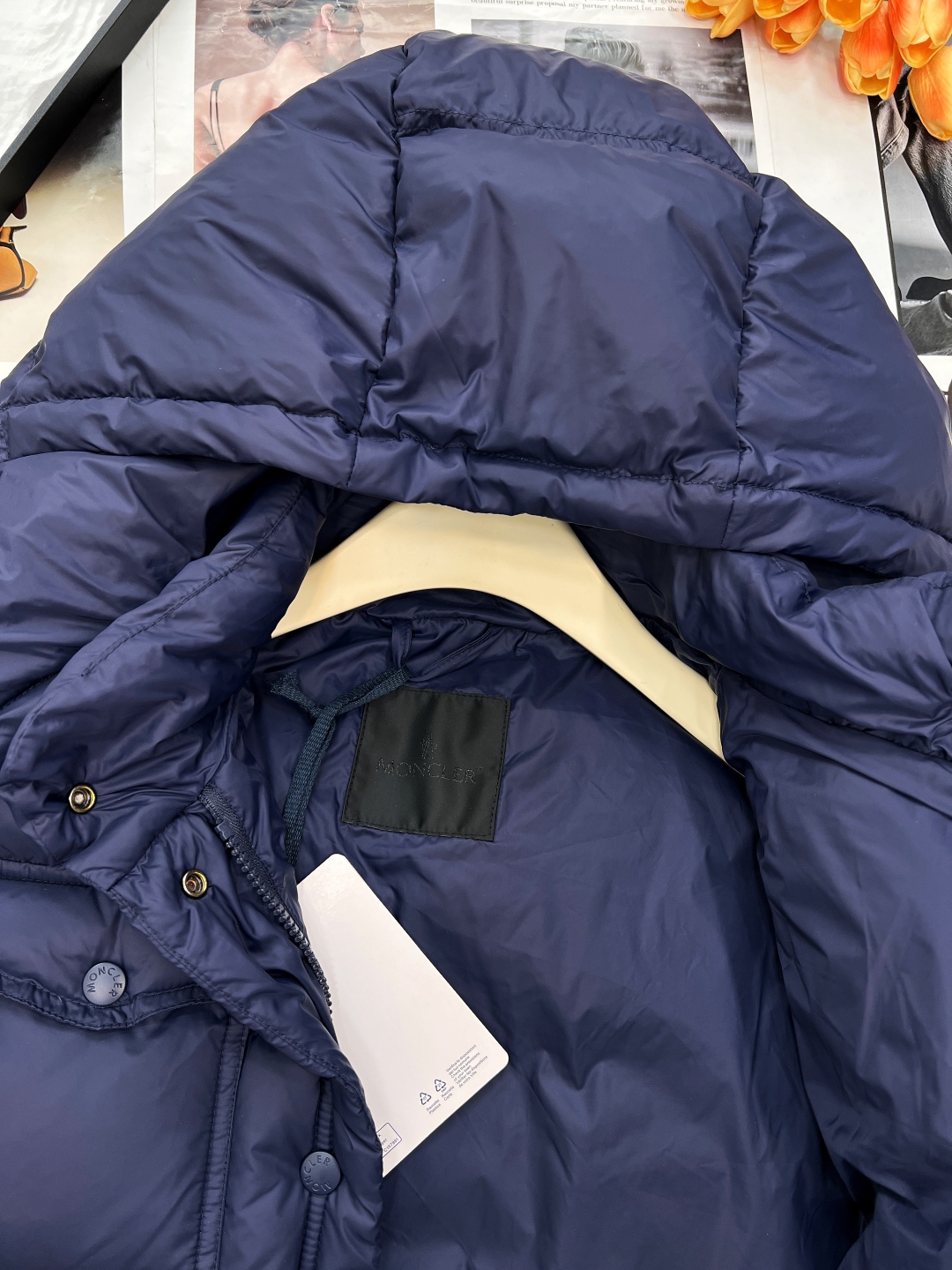 🆕Moncler2025新款可拆卸连帽羽绒服，定制YB进口防风防水尼龙材质 其工艺还原 升级材质 提升秋