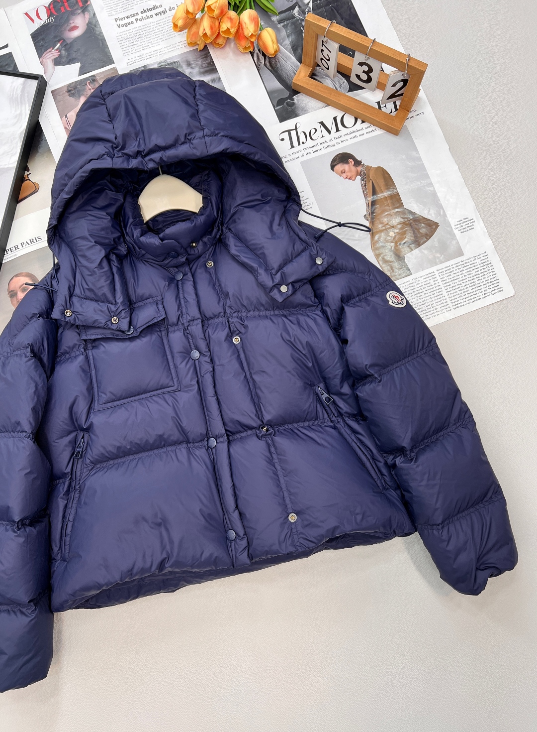 🆕Moncler2025新款可拆卸连帽羽绒服，定制YB进口防风防水尼龙材质 其工艺还原 升级材质 提升秋