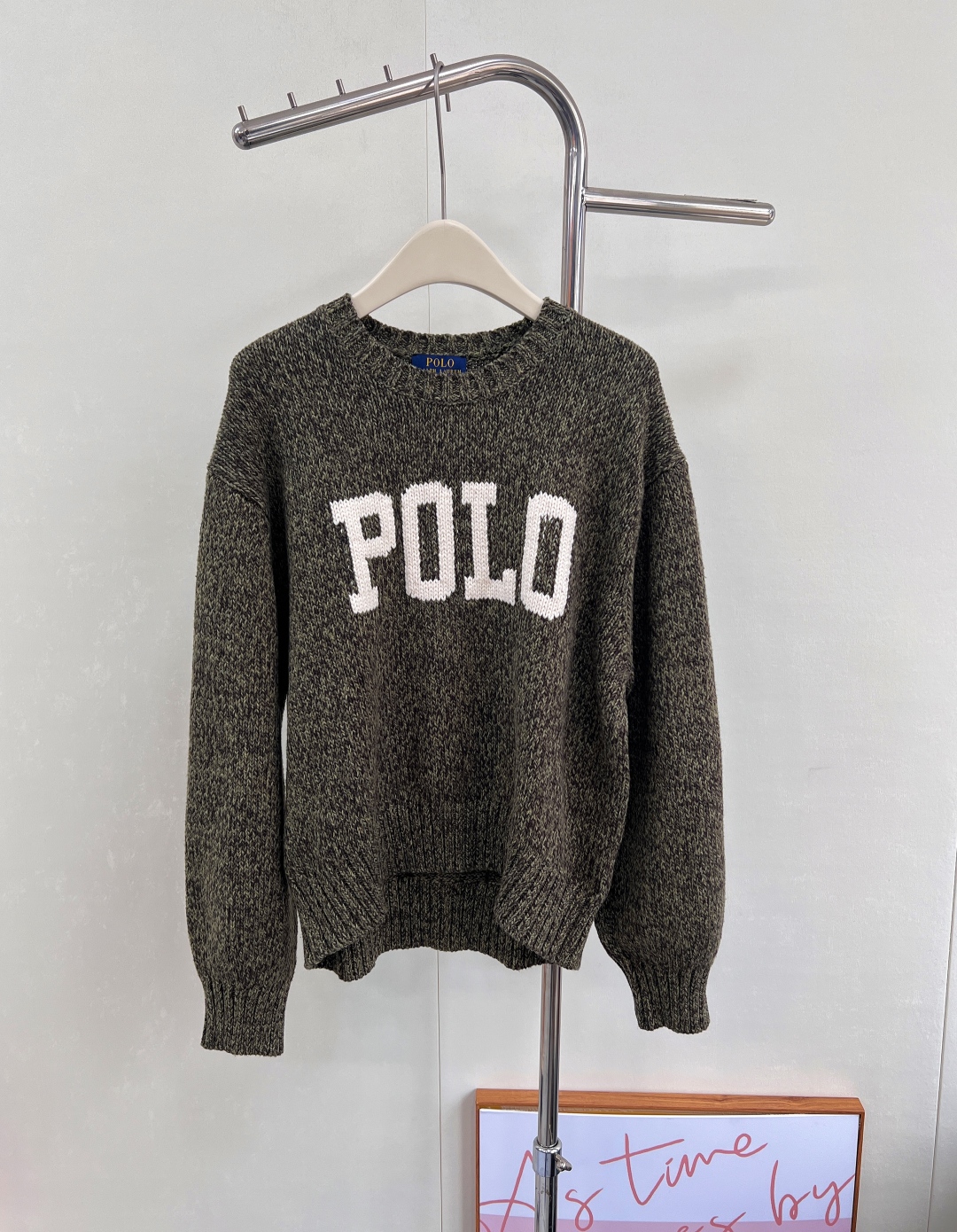 🆕RalphLauren圆领字母钩花针织衫 早秋穿搭必备！❤️拉夫劳伦毛衣入手攻略早秋衣橱少不了针织衫！