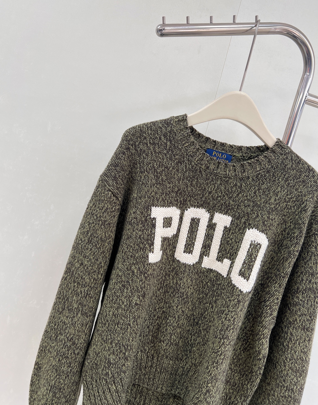 🆕RalphLauren圆领字母钩花针织衫 早秋穿搭必备！❤️拉夫劳伦毛衣入手攻略早秋衣橱少不了针织衫！