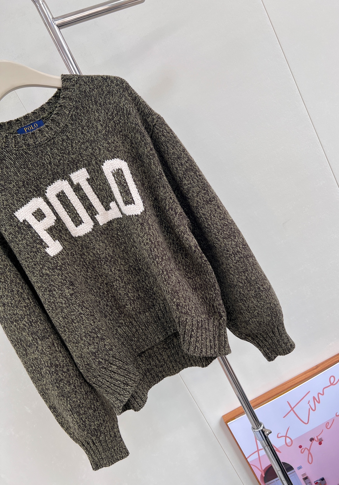 🆕RalphLauren圆领字母钩花针织衫 早秋穿搭必备！❤️拉夫劳伦毛衣入手攻略早秋衣橱少不了针织衫！