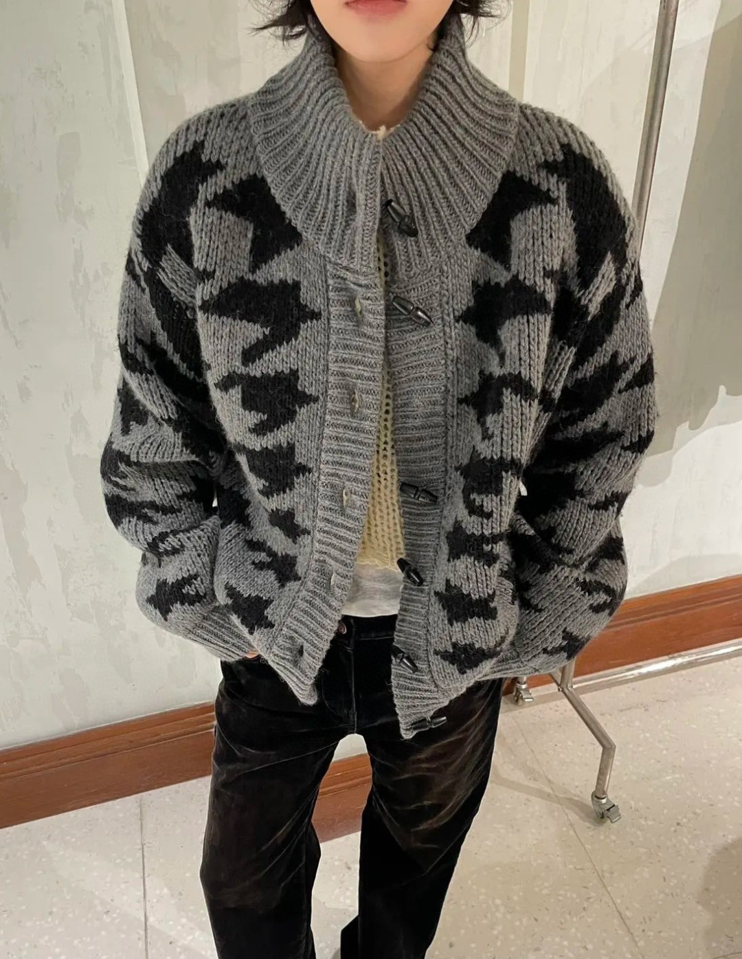 NO:503082,Reference picture of upper body, thick needle sweater is very nice, sweaters, alexander wang19860909上身参考图,粗针毛衣很 nice,,sweaters,alexander wang,Women's clothing