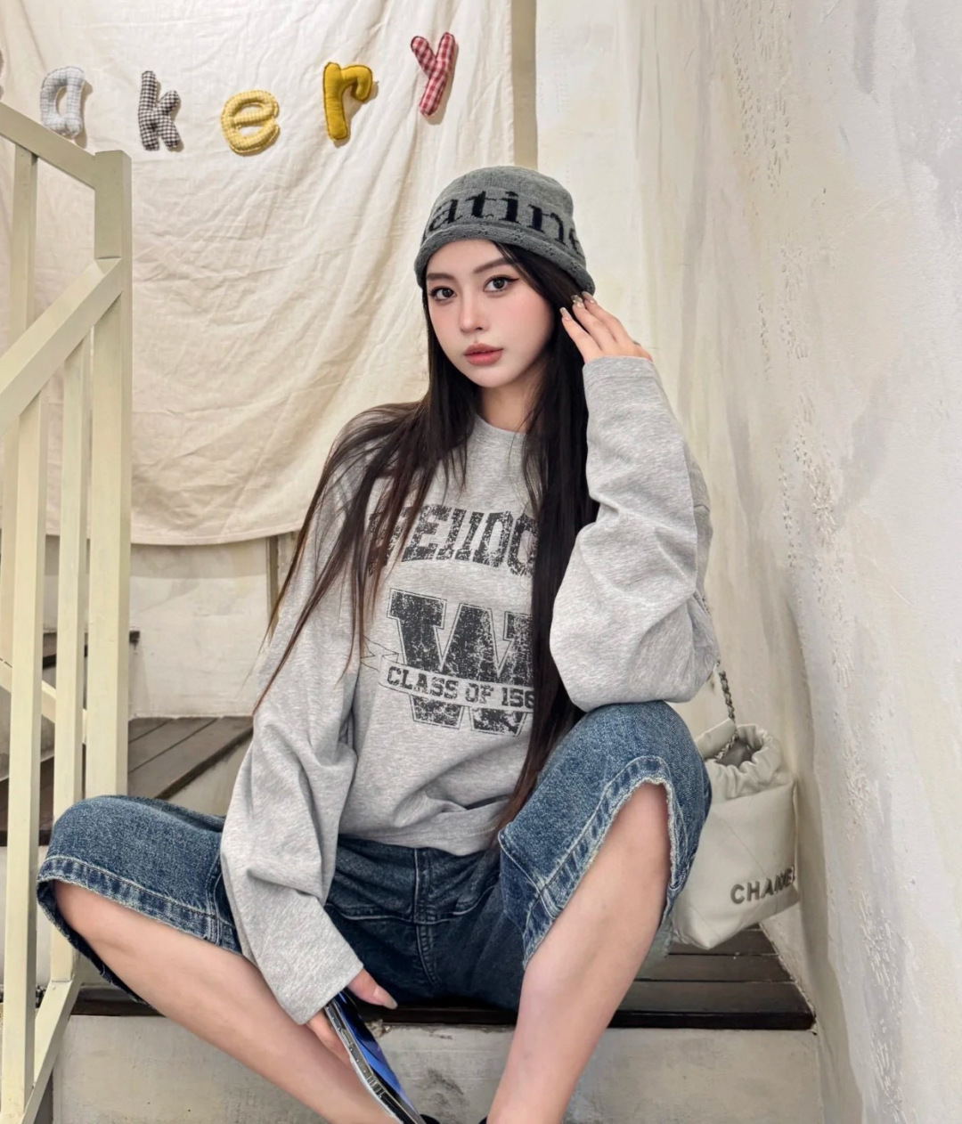 NO:503103,Gray It's time to wear long sleeves again we11done #casual fashion sense, alexander wang19860909灰色 又到了穿长袖的季节 we11done #休闲时髦感,,alexander wang,Women's clothing