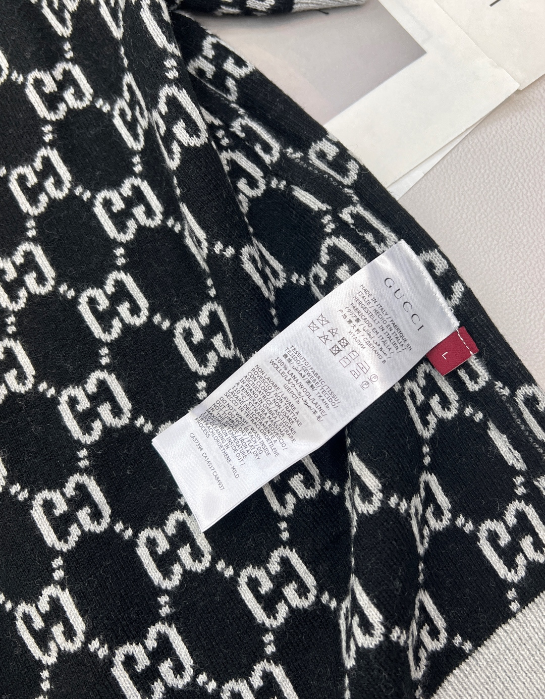 🆕Gucci2025新品两面穿圆领提花针织短袖，定制YB羊毛纱线织造 质感上乘 穿搭舒适 圆领针织短袖版
