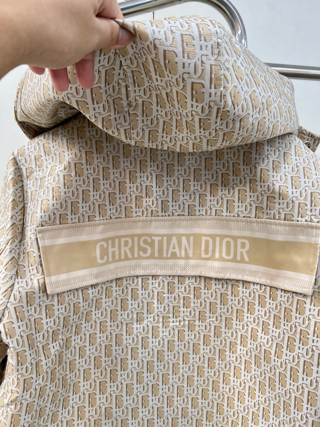 🆕2025Ss Dior 经典老花提花短款夹克外套定制满印针织提花牛仔面料 满印提花采万针刺绣工艺技术 