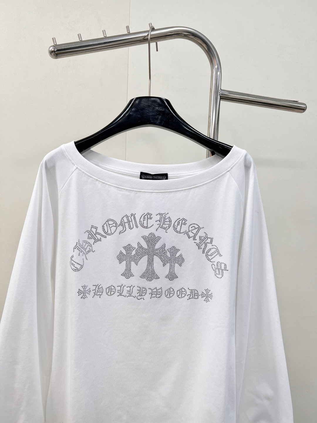 🆕Chrome hearts克罗心新款 十字花烫钻长袖卫衣T恤长袖衫▪️独家高版出品！这款长袖T恤真的太