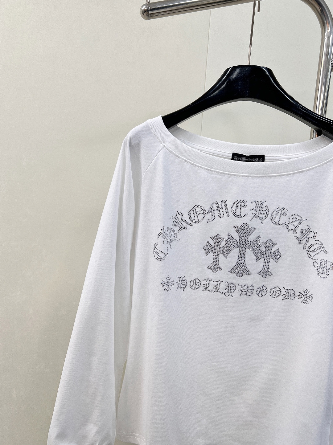 🆕Chrome hearts克罗心新款 十字花烫钻长袖卫衣T恤长袖衫▪️独家高版出品！这款长袖T恤真的太