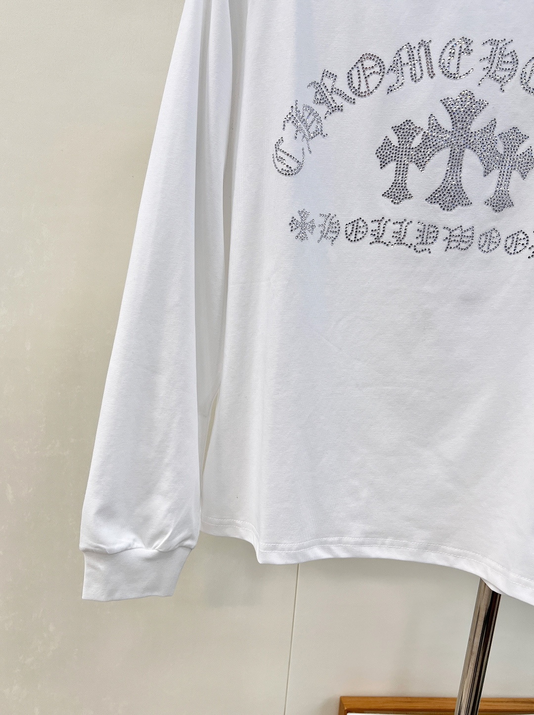 🆕Chrome hearts克罗心新款 十字花烫钻长袖卫衣T恤长袖衫▪️独家高版出品！这款长袖T恤真的太