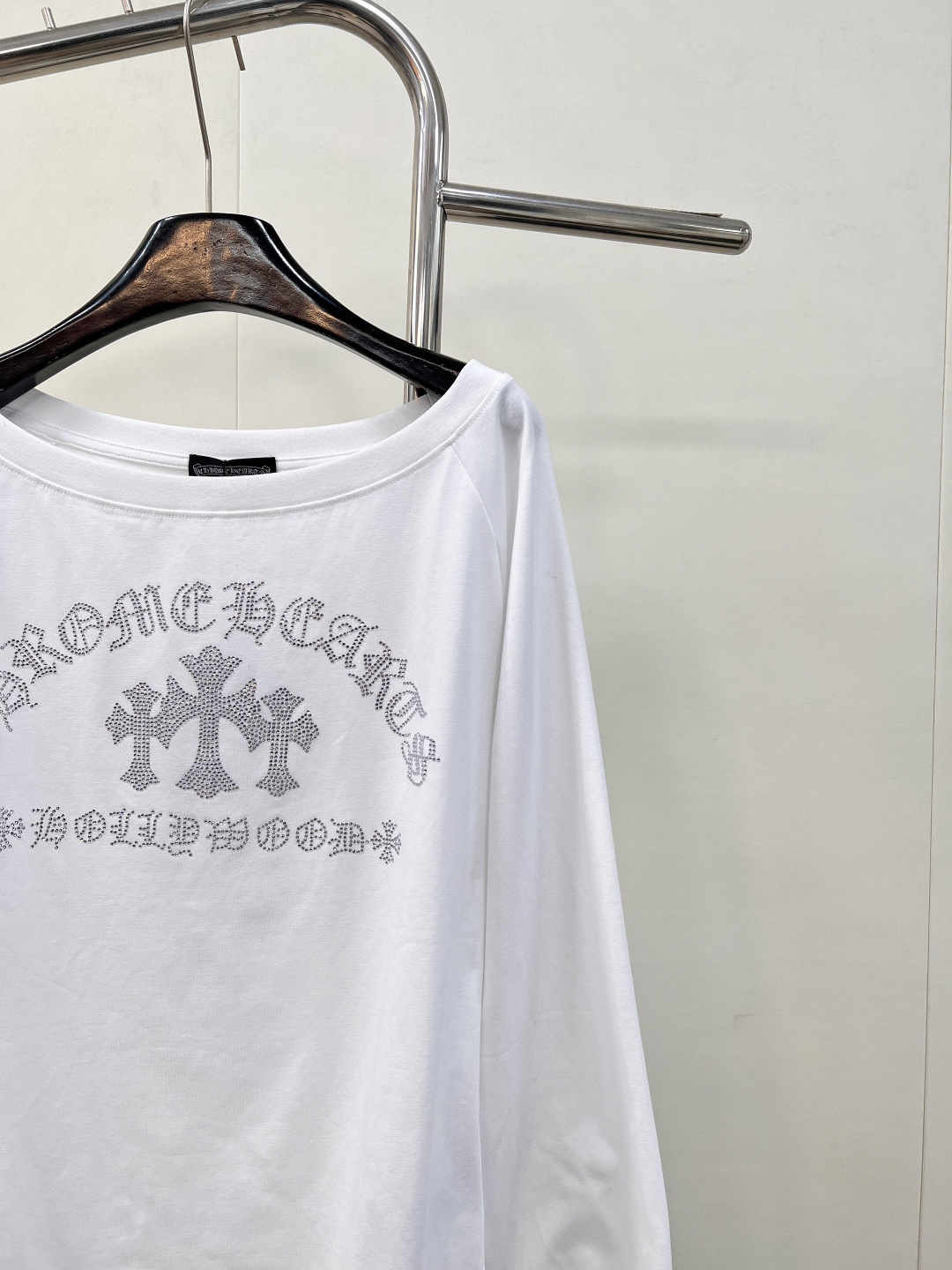 🆕Chrome hearts克罗心新款 十字花烫钻长袖卫衣T恤长袖衫▪️独家高版出品！这款长袖T恤真的太