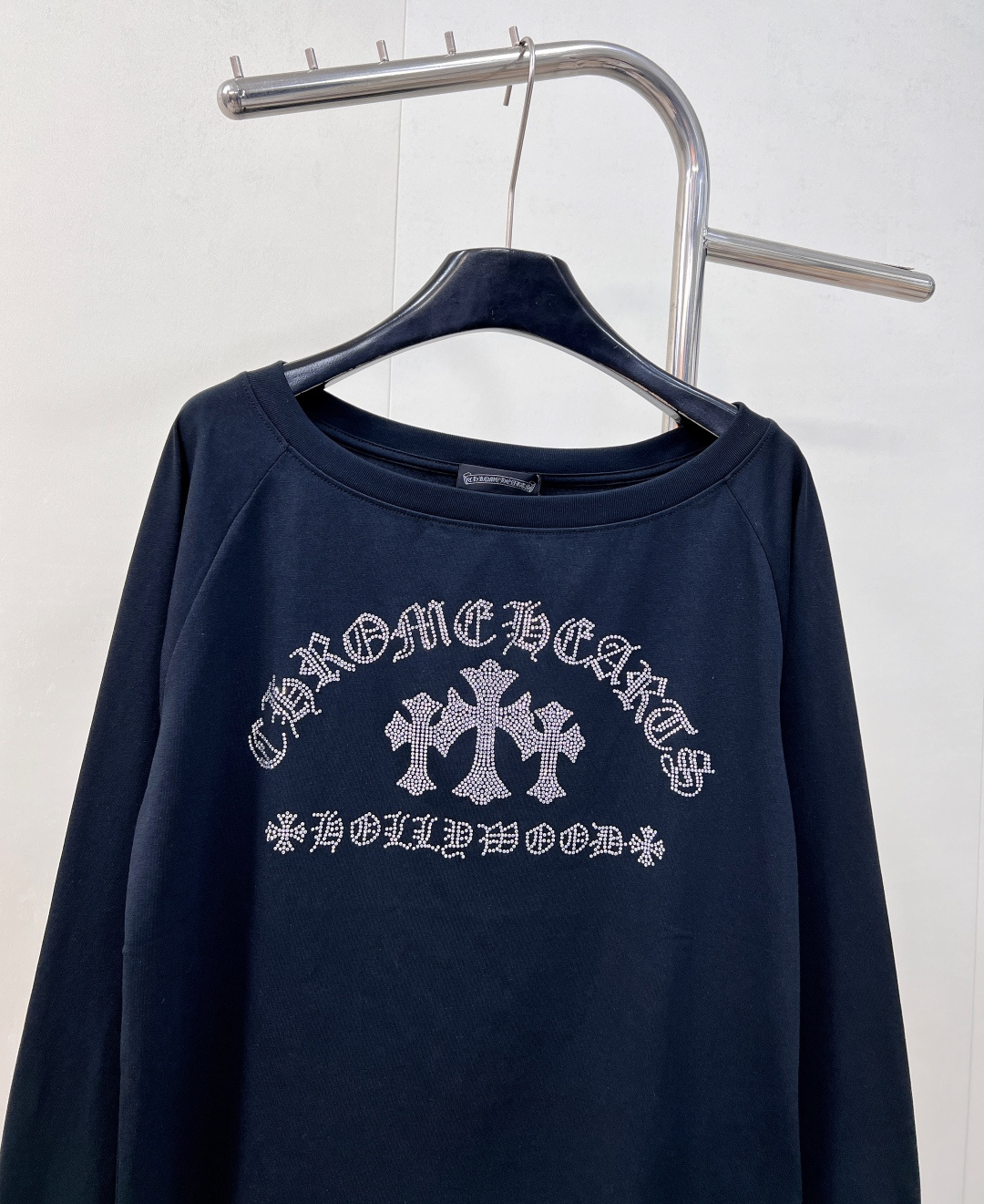 🆕Chrome hearts克罗心新款 十字花烫钻长袖卫衣T恤长袖衫▪️独家高版出品！这款长袖T恤真的太