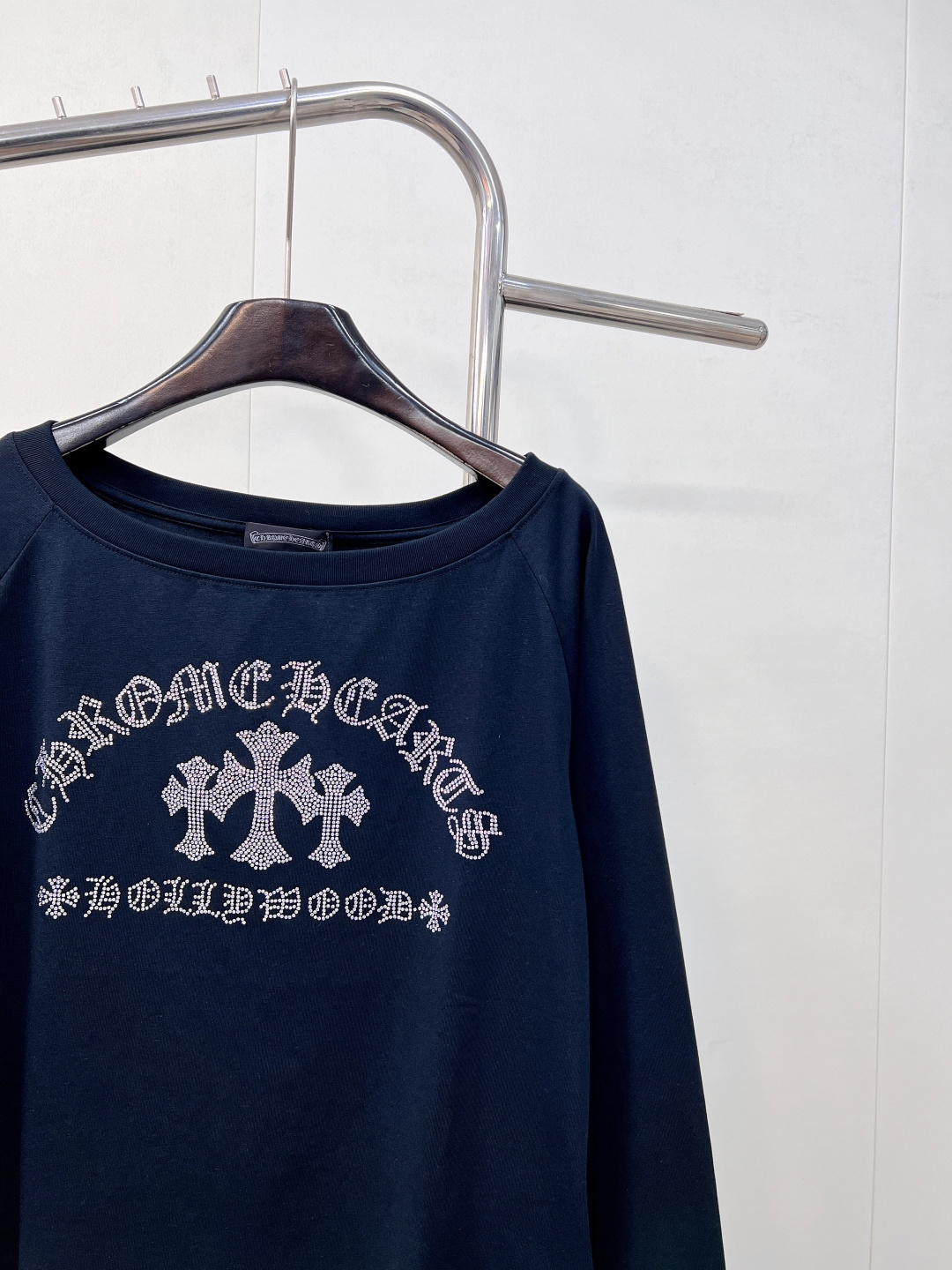 🆕Chrome hearts克罗心新款 十字花烫钻长袖卫衣T恤长袖衫▪️独家高版出品！这款长袖T恤真的太