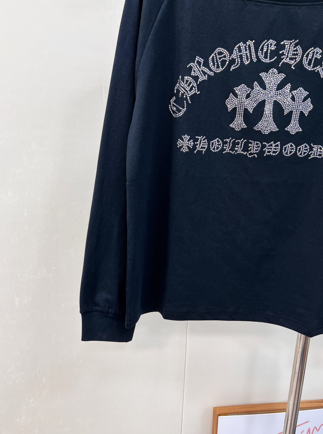 🆕Chrome hearts克罗心新款 十字花烫钻长袖卫衣T恤长袖衫▪️独家高版出品！这款长袖T恤真的太