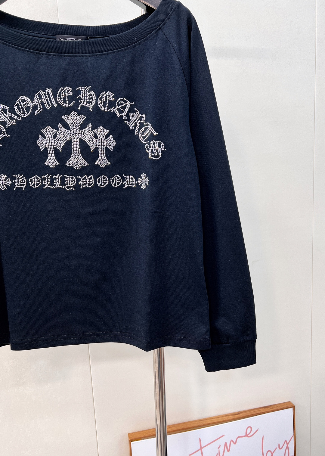 🆕Chrome hearts克罗心新款 十字花烫钻长袖卫衣T恤长袖衫▪️独家高版出品！这款长袖T恤真的太