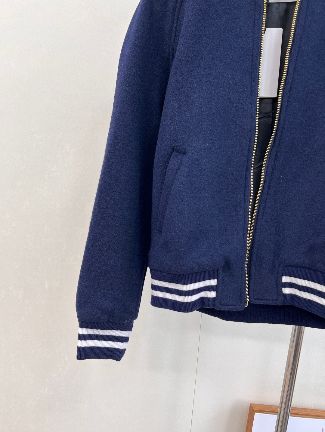 🆕2023Ss Celine 字母刺绣撞色羊绒棒球服外套原版定制进口毛呢面料 美式学院风罗纹包边工艺，凯