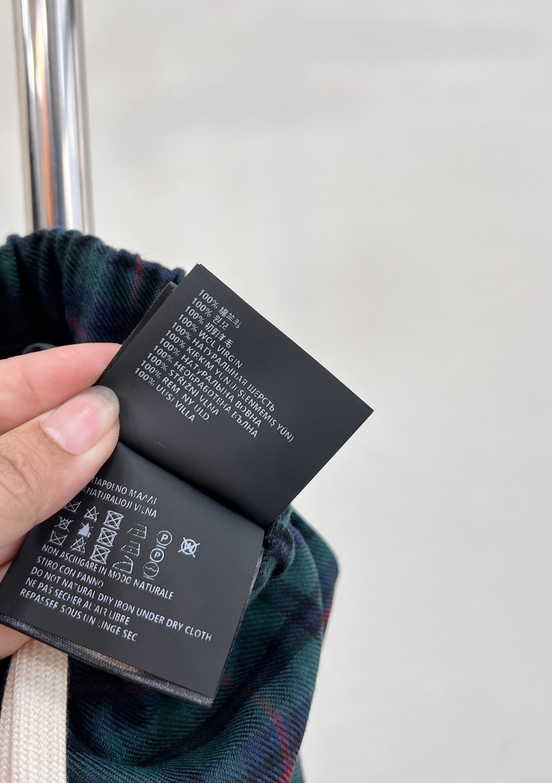 🆕MiuMiu25Fw早秋新款 复古格纹羊毛长裤丨⚠独家yb开发！高版出品！羊毛精纺面料挺括有型，深绿与