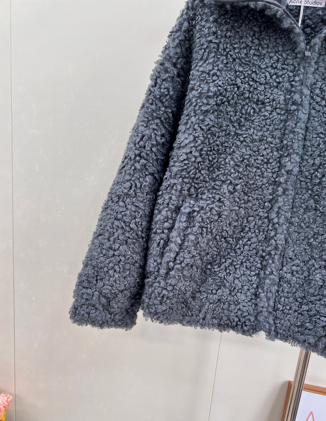 🆕Acne Studios 25Fw秋冬新款立领毛绒拉链外套丨⚠独家yb开发！高版出品！北欧酷感与温暖绒