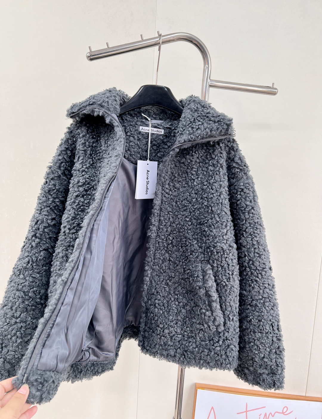 🆕Acne Studios 25Fw秋冬新款立领毛绒拉链外套丨⚠独家yb开发！高版出品！北欧酷感与温暖绒