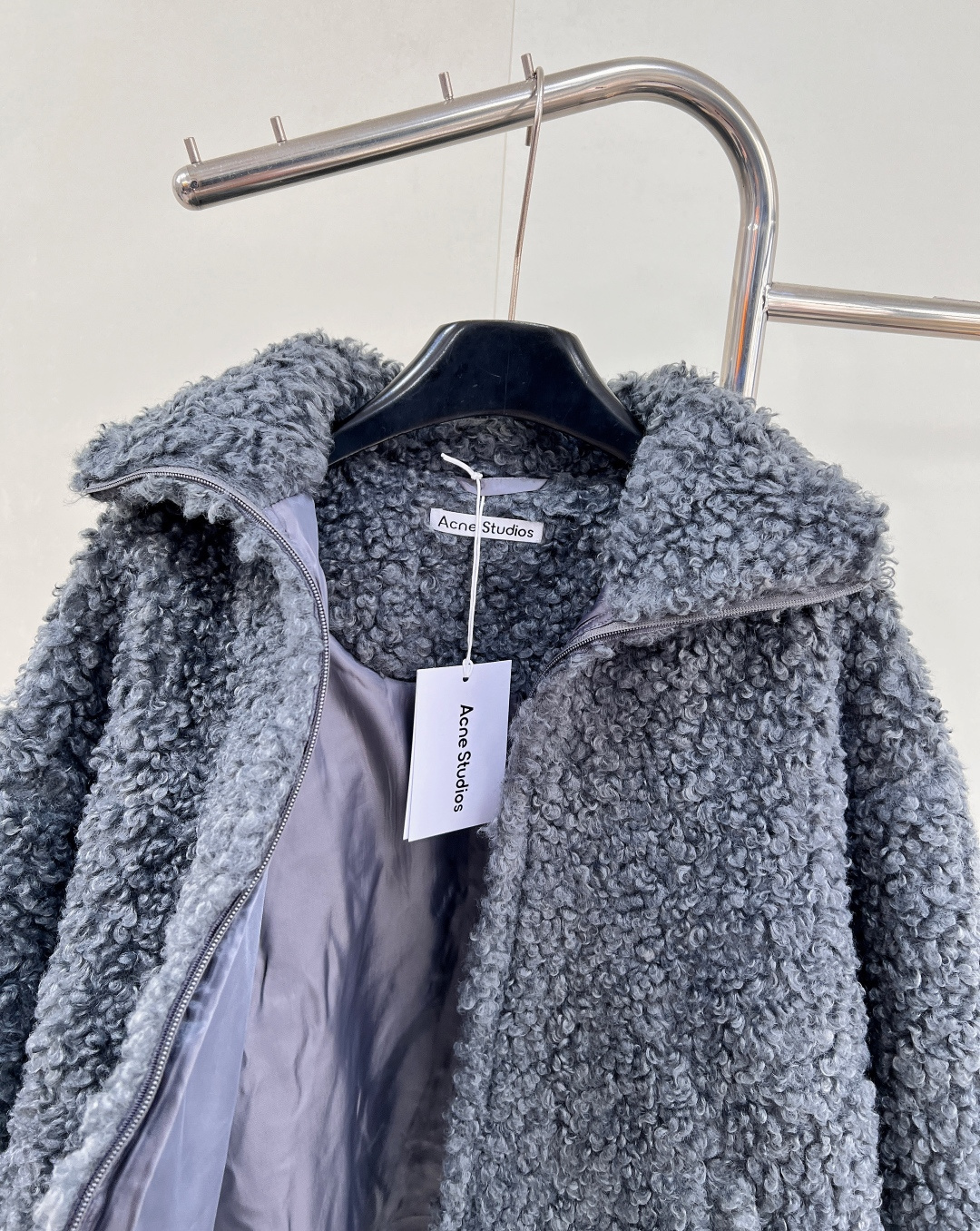 🆕Acne Studios 25Fw秋冬新款立领毛绒拉链外套丨⚠独家yb开发！高版出品！北欧酷感与温暖绒