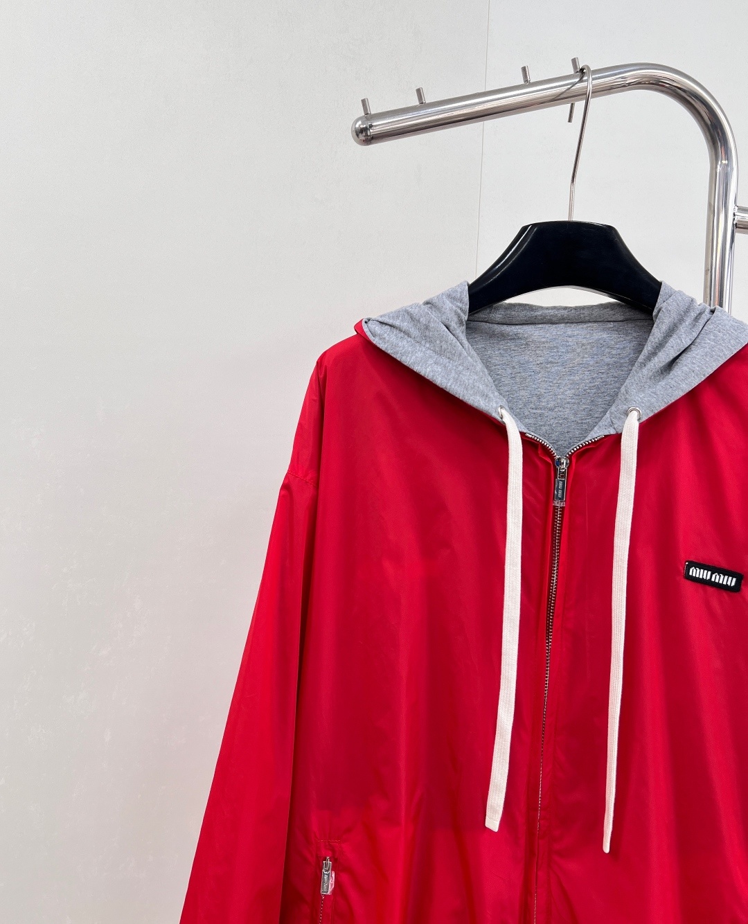 🆕Miumiu 25fW秋冬新款撞色双面穿宽松拉链卫衣外套丨⚠独家yb开发!高版出品!Oversize宽