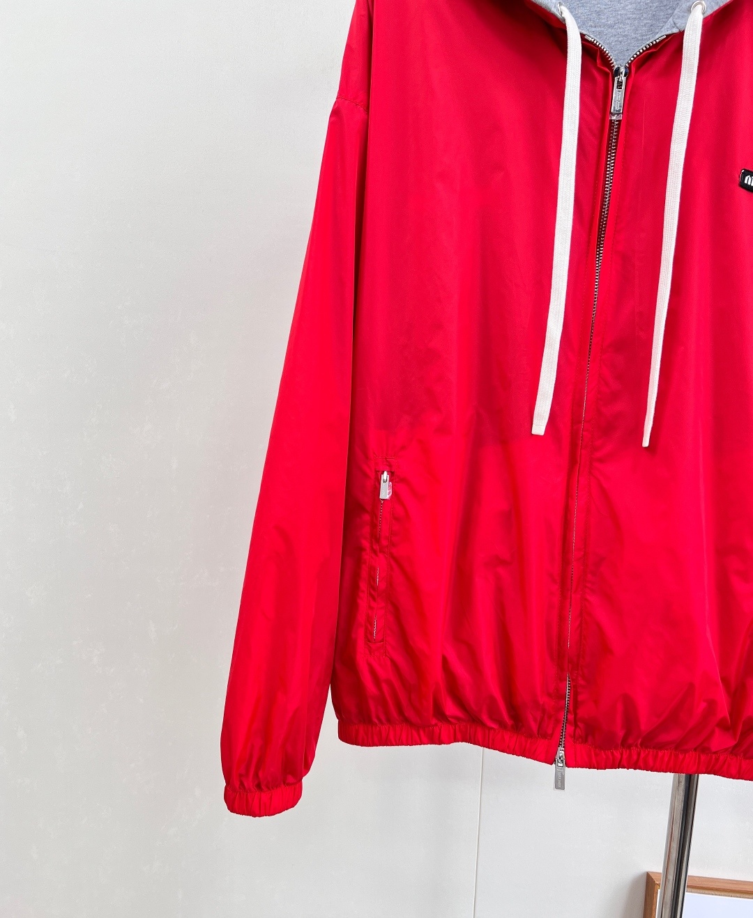 🆕Miumiu 25fW秋冬新款撞色双面穿宽松拉链卫衣外套丨⚠独家yb开发!高版出品!Oversize宽