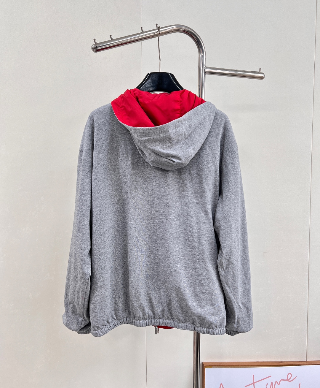 🆕Miumiu 25fW秋冬新款撞色双面穿宽松拉链卫衣外套丨⚠独家yb开发!高版出品!Oversize宽