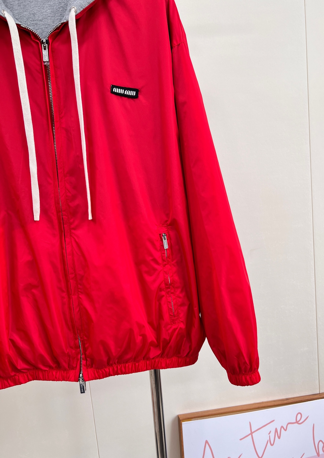 🆕Miumiu 25fW秋冬新款撞色双面穿宽松拉链卫衣外套丨⚠独家yb开发!高版出品!Oversize宽