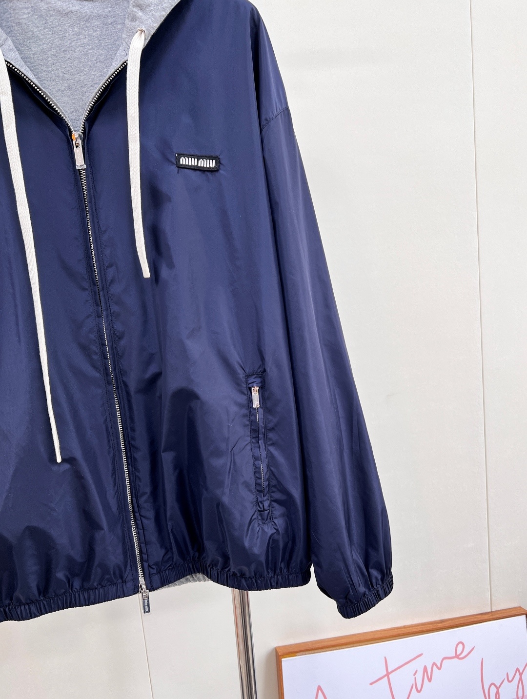 🆕Miumiu 25fW秋冬新款撞色双面穿宽松拉链卫衣外套丨⚠独家yb开发!高版出品!Oversize宽