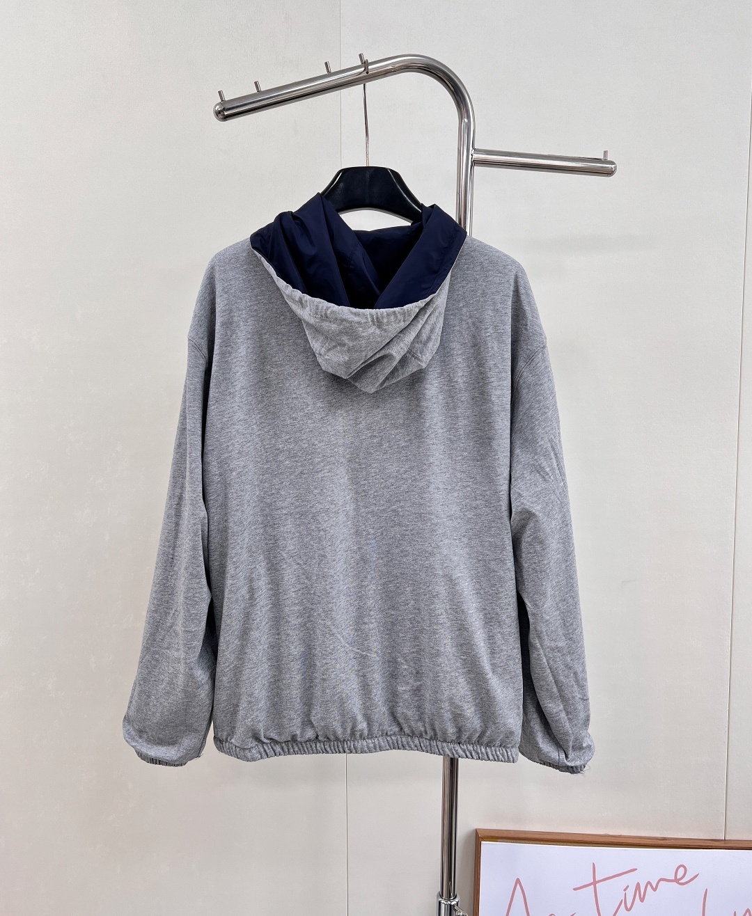 🆕Miumiu 25fW秋冬新款撞色双面穿宽松拉链卫衣外套丨⚠独家yb开发!高版出品!Oversize宽