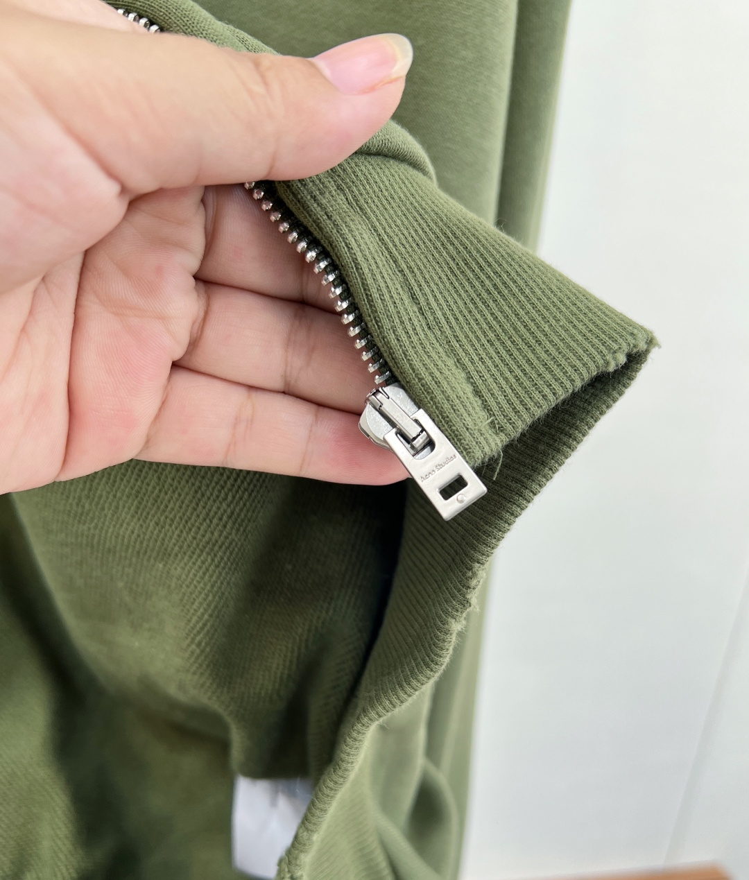 🆕Acne studios新款做旧字母印花炒色休闲拉链外套，定制YB原生全棉织造 质感高级 品相十足 落