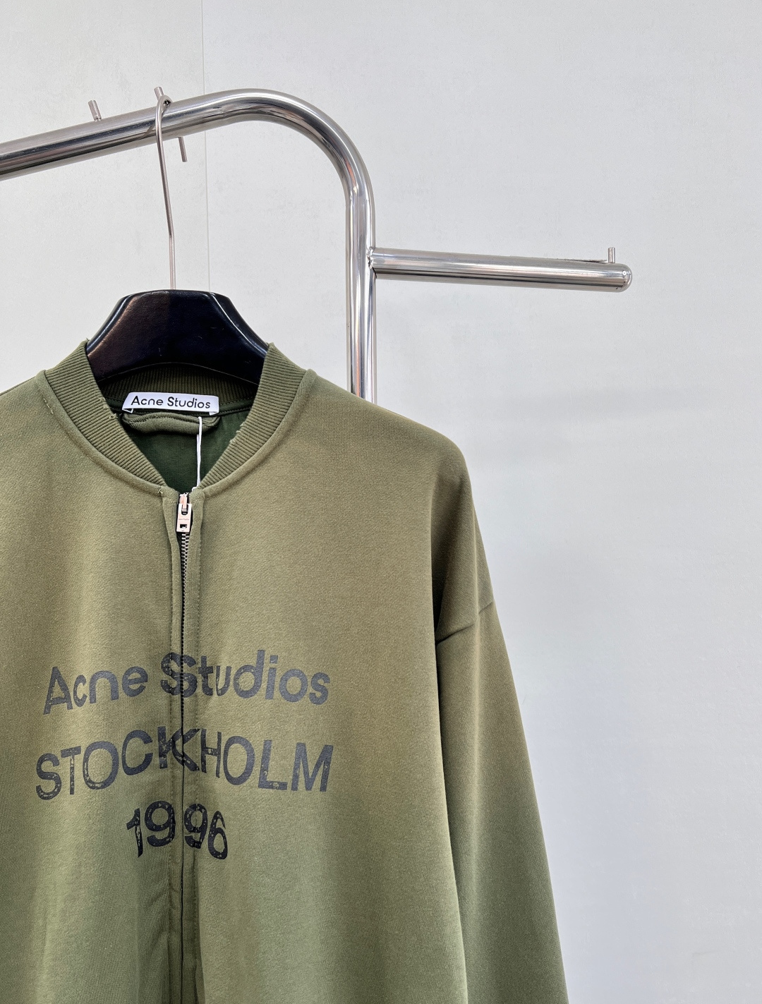 🆕Acne studios新款做旧字母印花炒色休闲拉链外套，定制YB原生全棉织造 质感高级 品相十足 落