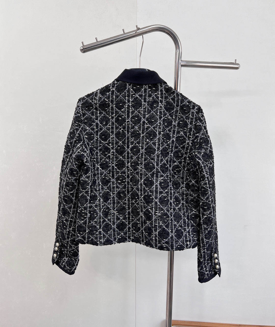 🆕Dior25Fw秋冬新款千金藤格纹外套丨⚠独家yb开发！高版出品！采用定制混纺粗花呢，黑白藤格纹交织出