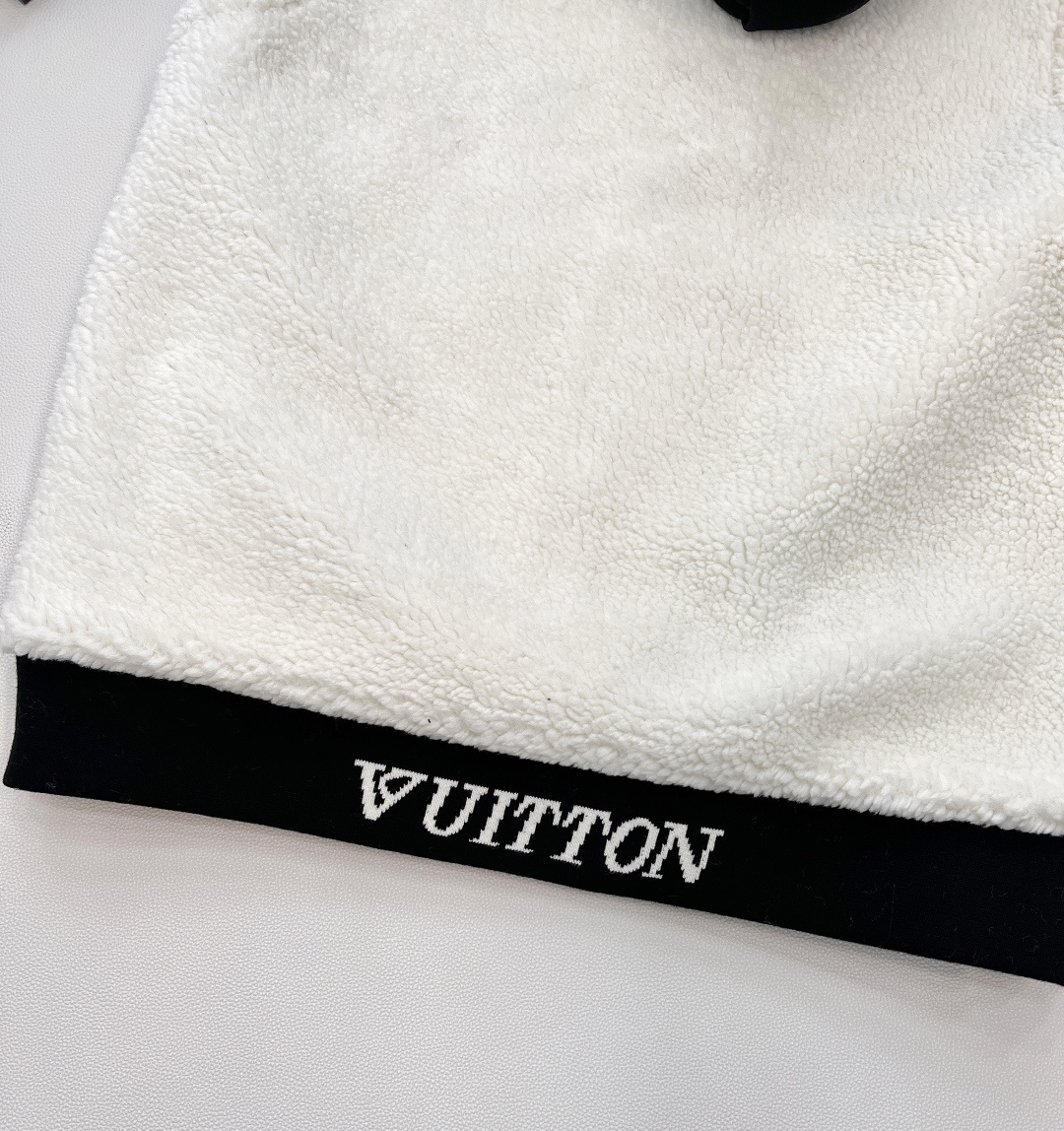 🆕Louis Vuitton 25FW秋冬新款两面穿羊羔绒连帽马甲丨⚠独家yb开发！高版出品！男女同款！