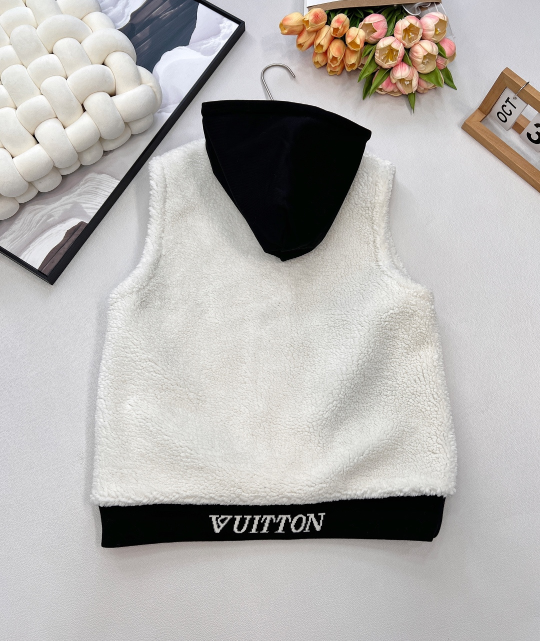 🆕Louis Vuitton 25FW秋冬新款两面穿羊羔绒连帽马甲丨⚠独家yb开发！高版出品！男女同款！