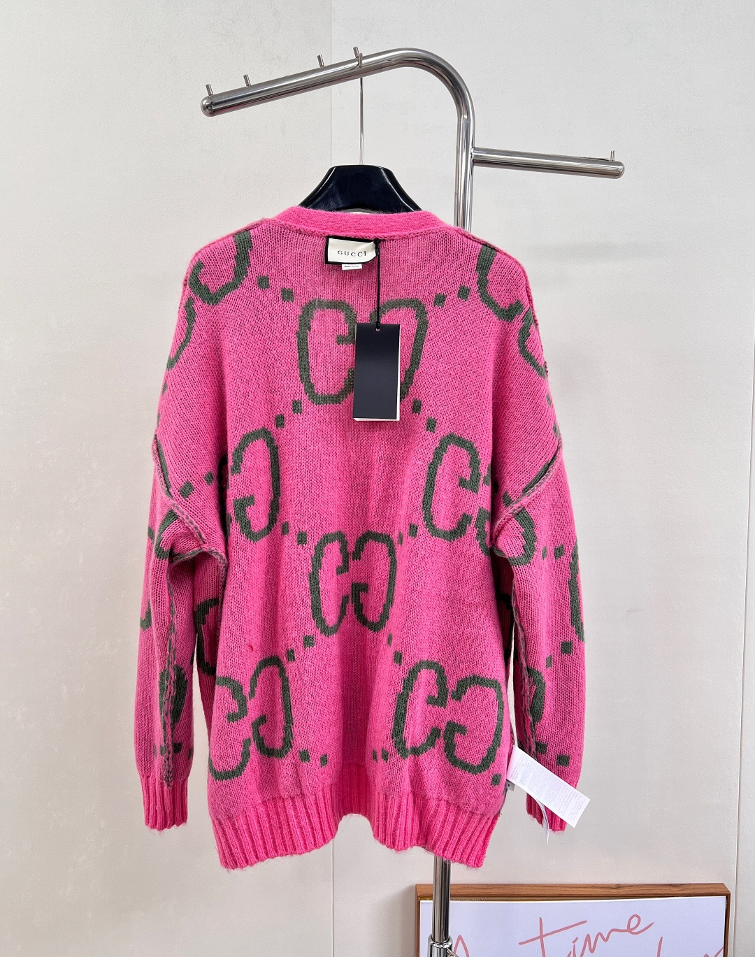 🆕Gucci最新款开衫外套！复古风的领袖者 正反俩面都可以穿 采用进口拉绒羊毛➕马海毛混纺而成！非常有份