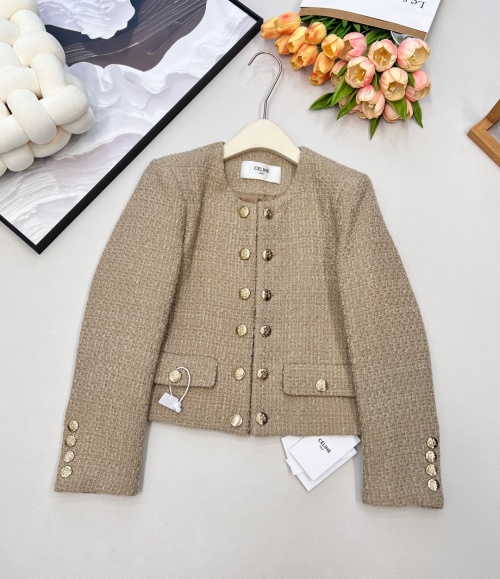 Celine Double-Breasted Tweed Jacket - Chic & Timeless Outerwear 28 Celine Double-Breasted Tweed Jacket - Chic & Timeless Outerwear