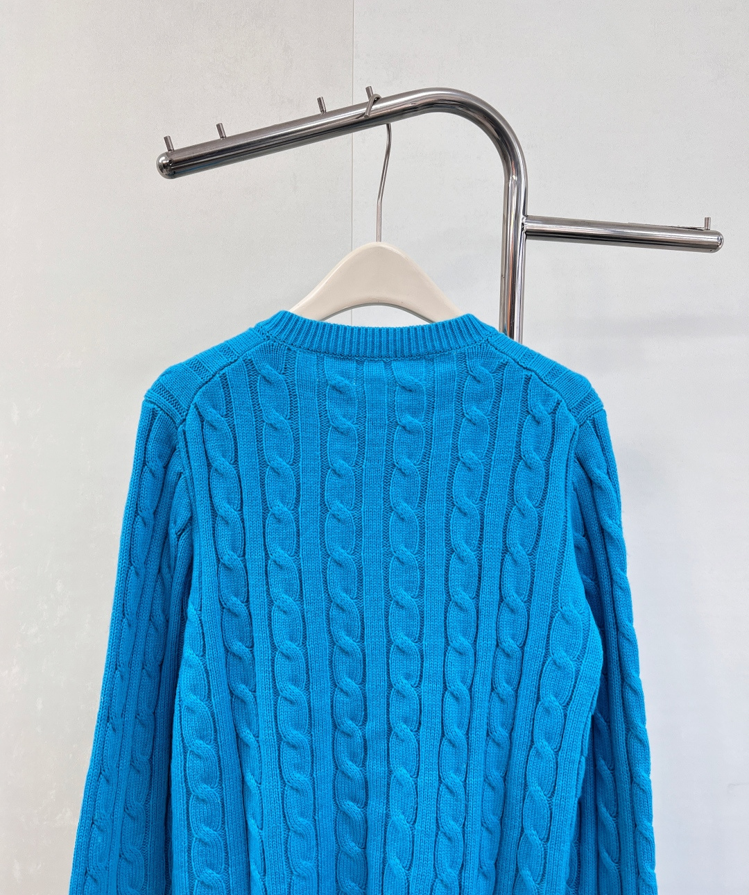 🆕Loewe25Fw早秋新款微标刺绣麻花纹针织开衫丨⚠独家yb开发！高版出品！经典麻花纹理在针织物上立体