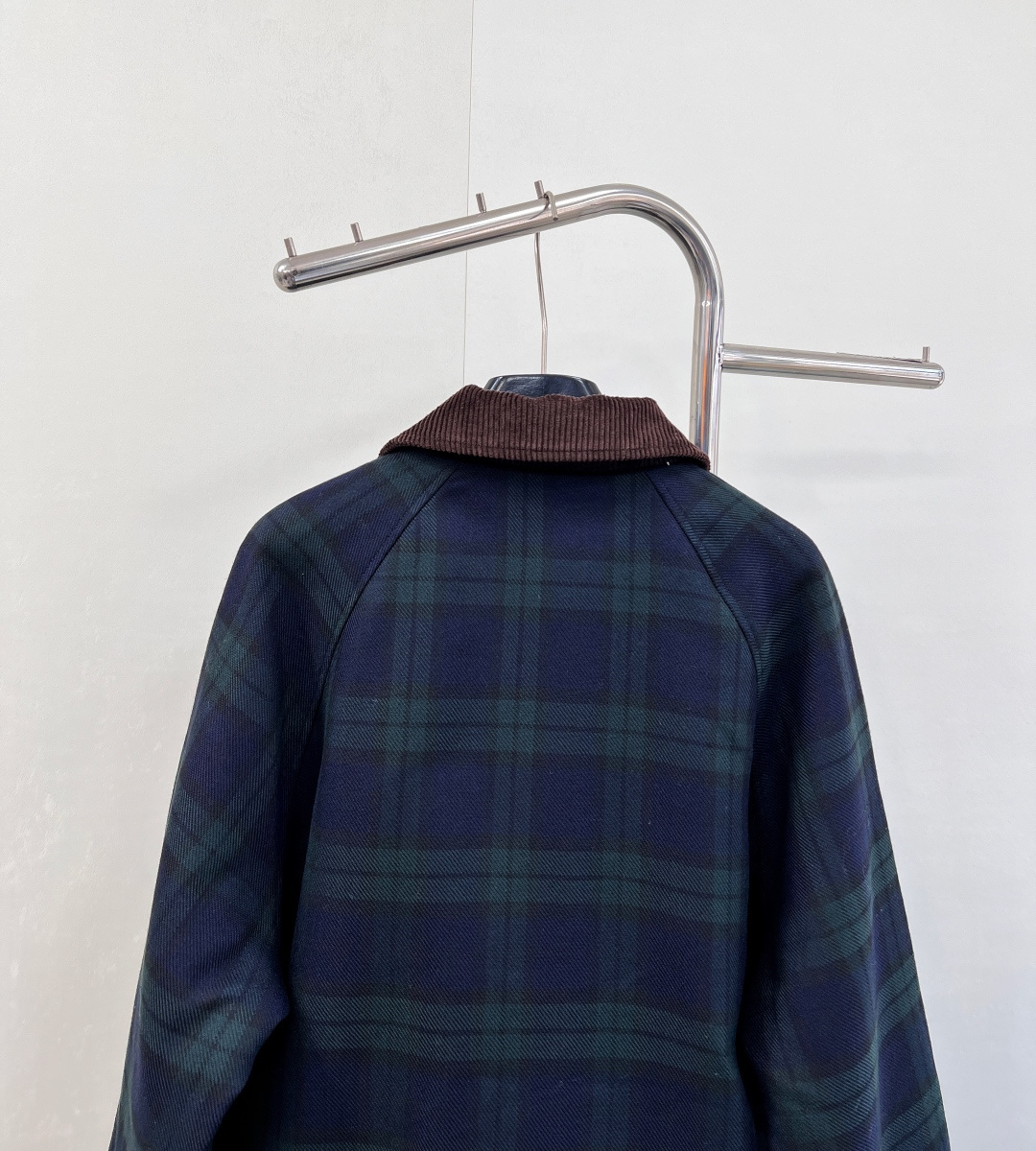 🆕Miu Miu25Fw早秋新款撞色格纹斜纹灯芯绒领夹克外套丨⚠独家yb开发！高版出品！精选高品质斜纹羊