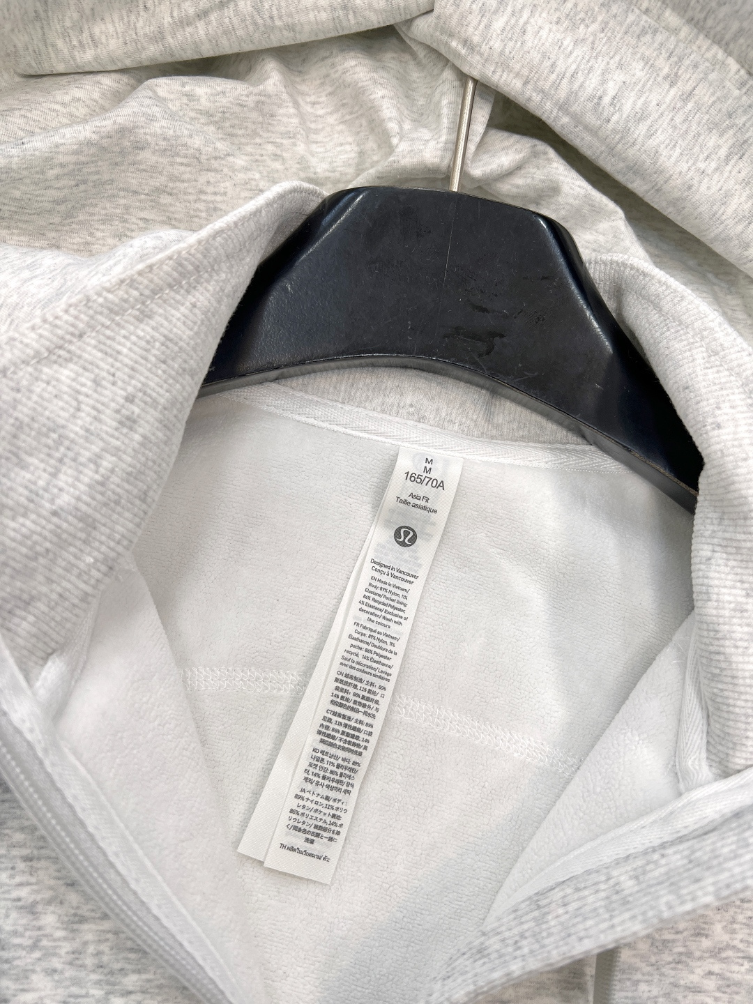 🆕 Lululemon-Scuba全拉链宽松短款可拆卸连帽帽衫Scuba经典连帽全拉链 最好穿的版型没有