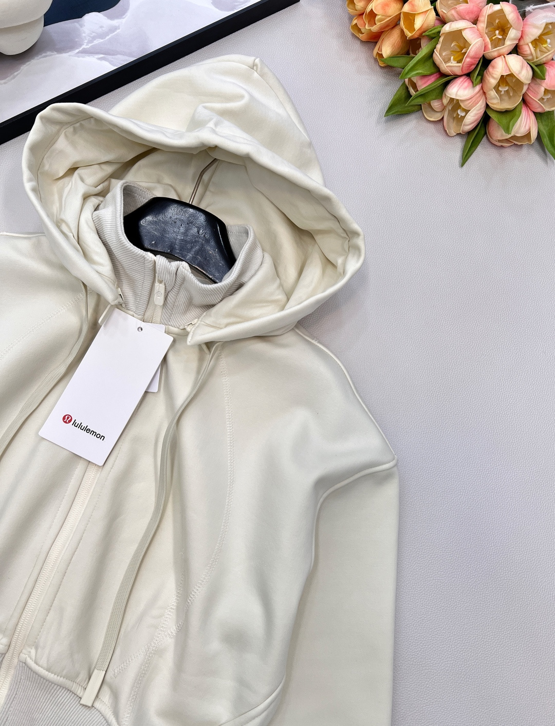 🆕 Lululemon-Scuba全拉链宽松短款可拆卸连帽帽衫Scuba经典连帽全拉链 最好穿的版型没有