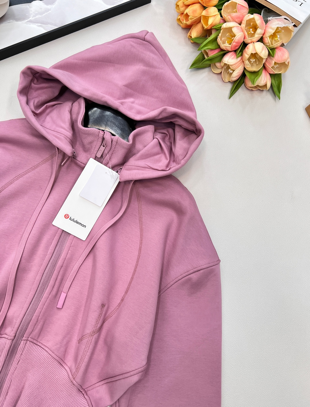 🆕 Lululemon-Scuba全拉链宽松短款可拆卸连帽帽衫Scuba经典连帽全拉链 最好穿的版型没有