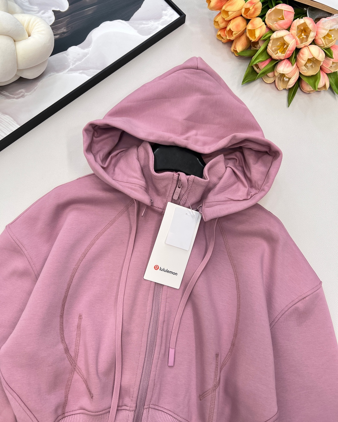 🆕 Lululemon-Scuba全拉链宽松短款可拆卸连帽帽衫Scuba经典连帽全拉链 最好穿的版型没有