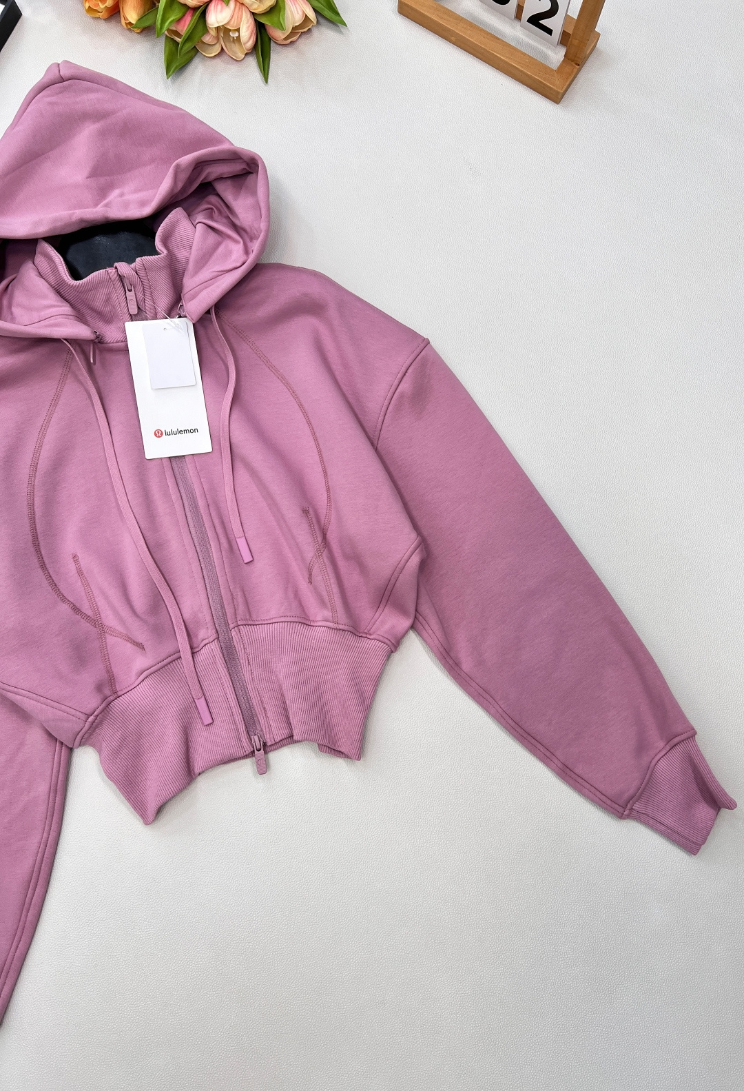 🆕 Lululemon-Scuba全拉链宽松短款可拆卸连帽帽衫Scuba经典连帽全拉链 最好穿的版型没有