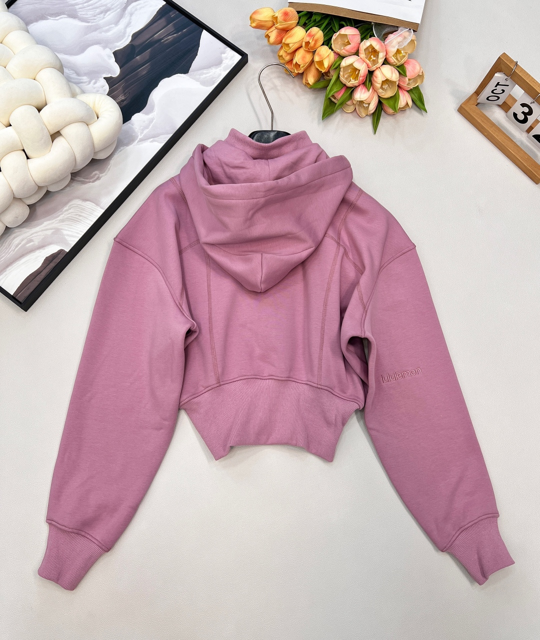 🆕 Lululemon-Scuba全拉链宽松短款可拆卸连帽帽衫Scuba经典连帽全拉链 最好穿的版型没有