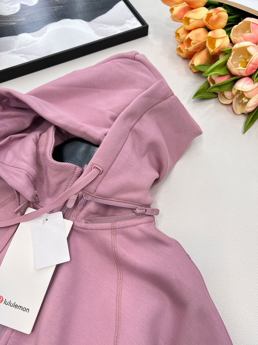 🆕 Lululemon-Scuba全拉链宽松短款可拆卸连帽帽衫Scuba经典连帽全拉链 最好穿的版型没有