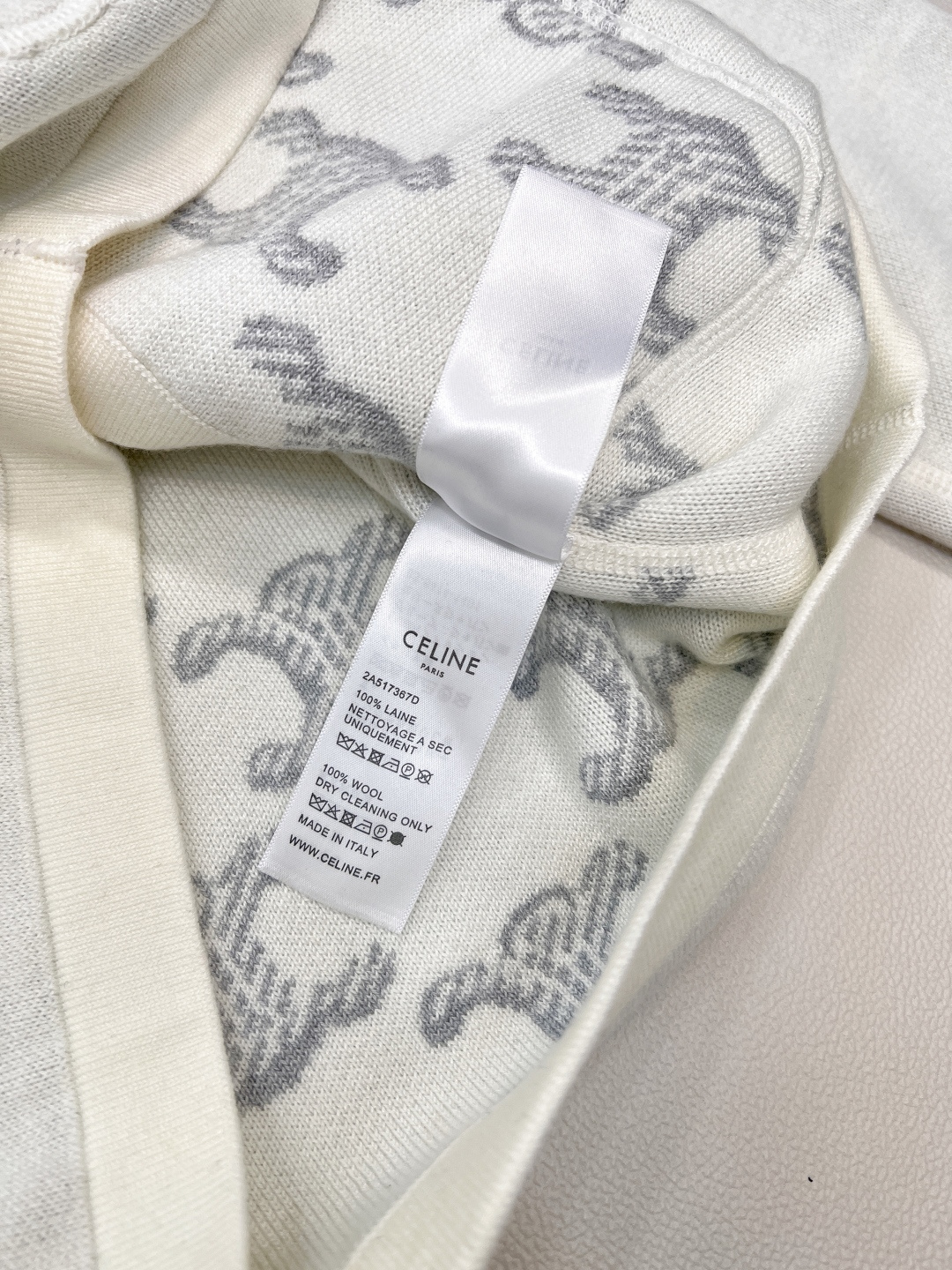 🆕CELINE新款🏠的天花板🆙 赛琳双面穿连帽开衫外套满满的高级感✨甄选羊毛🦙面料 双面德国🇩🇪进口机提