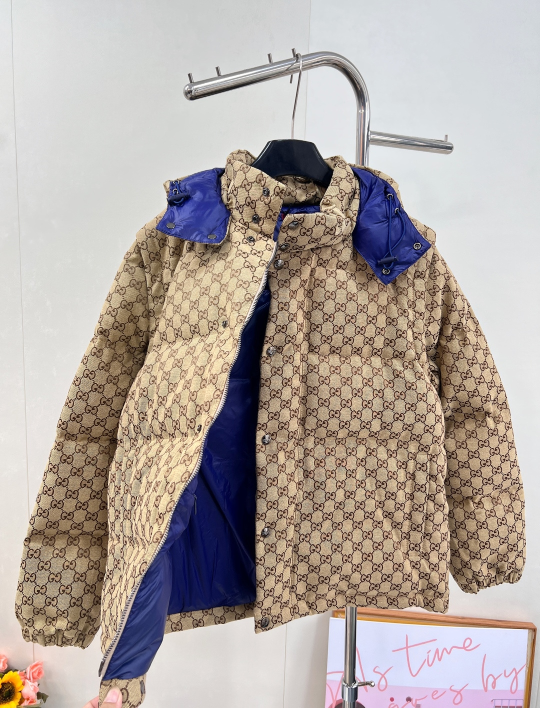 🆕Gucci25FW秋冬新款老花可拆卸袖羽绒服丨⚠独家高版出品！复古棕调双G满印面料，自带标志性的贵气质