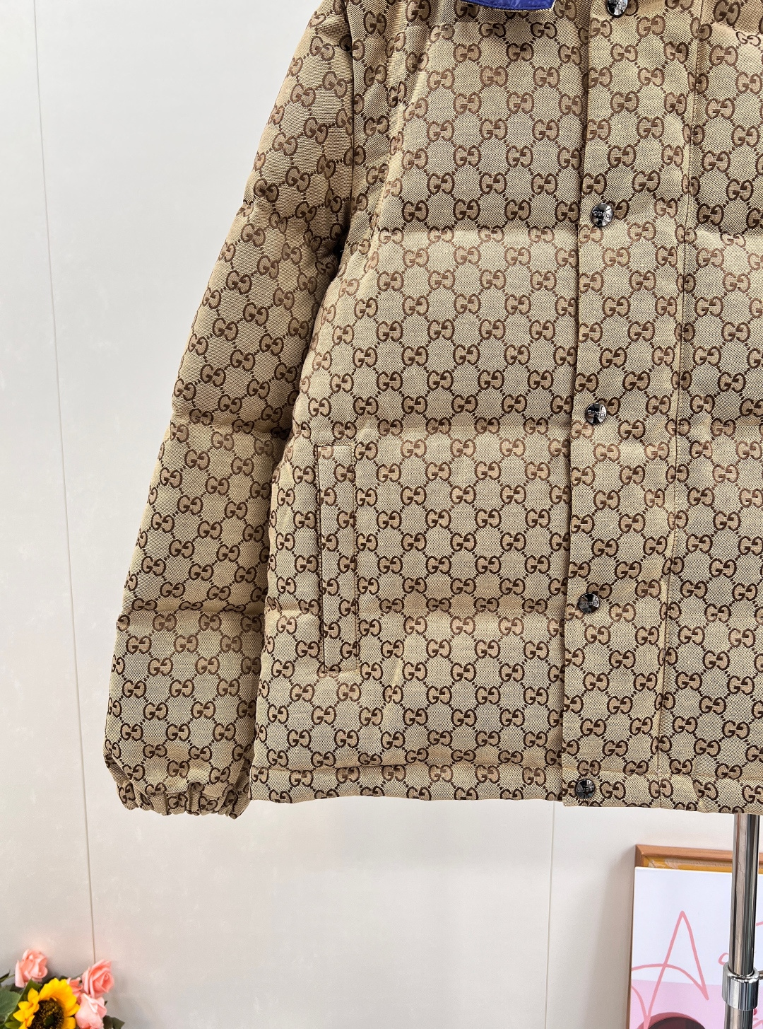 🆕Gucci25FW秋冬新款老花可拆卸袖羽绒服丨⚠独家高版出品！复古棕调双G满印面料，自带标志性的贵气质