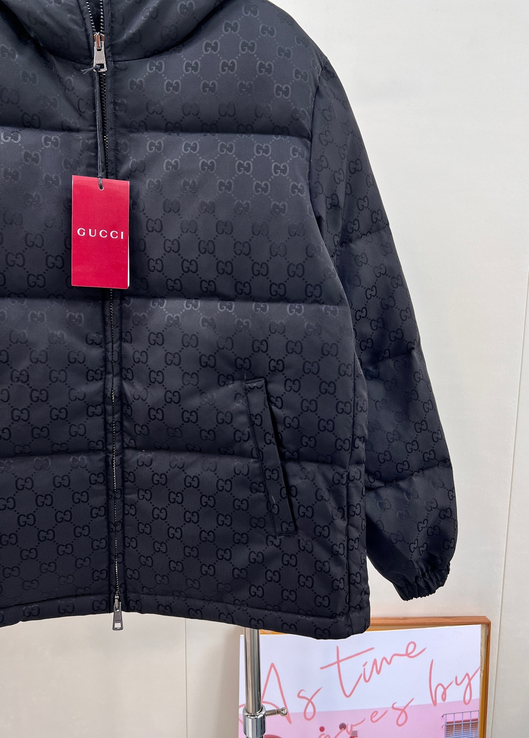 🆕Gucci25Fw秋冬新款暗纹提花连帽羽绒服外套丨⚠独家高版出品！满幅双G暗纹提花工艺，金属拉链的顺滑