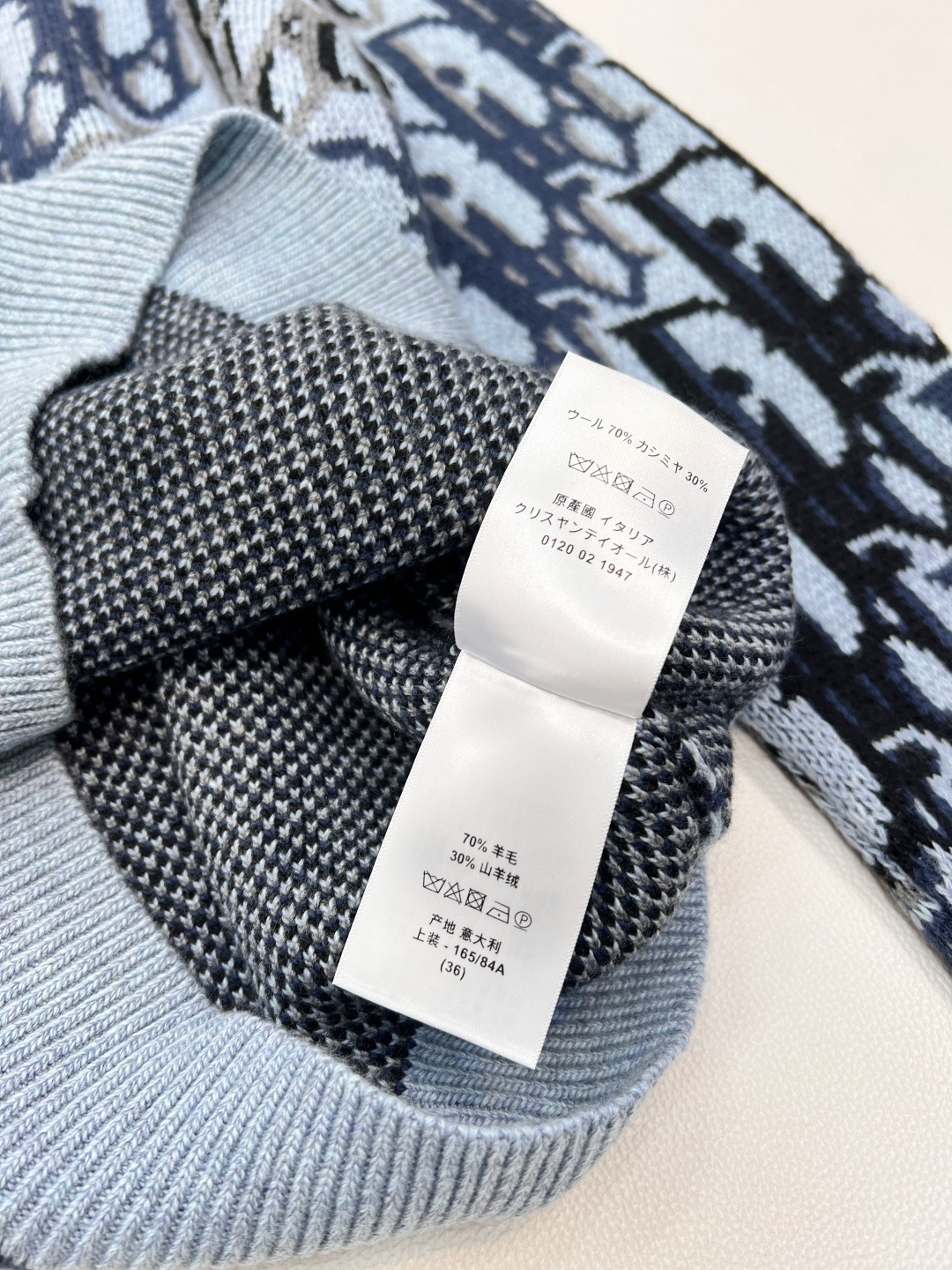 🆕25SSDior 迪奥老花提花羊毛针织衫毛衣!提花彩色毛衣,毛料采用7针进口机编织制造采用羊毛含量纱线